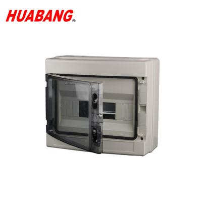 China HA-12 Electronic Equipment Water Proof Indoor Outdoor 12 Circuit Breaker Switch Box Modular Energy Meter Box for sale