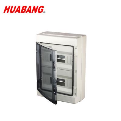 China HA-24 Outdoor Din Rail Electric Meter Box Outdoor Three Phase Waterproof Enclosure for sale