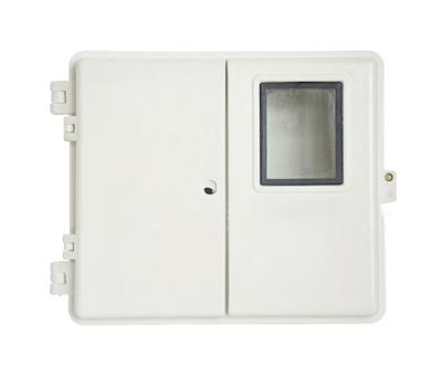 China Outdoor Three Phase Electricity Meter Box With Breaker One Epitope SMC DMC Window for sale