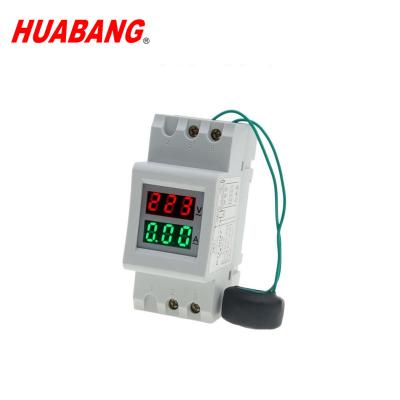 China Current Electric Current Meter 200-450V 0.01A-99.9A 2P AC Voltage Gauge D37-2042 Voltage and Single Phase for sale