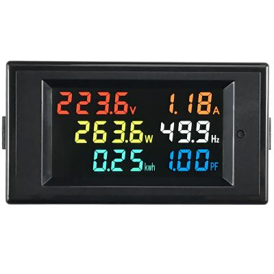 China D69-2058 Multi Function Panel Meter U I P F KWH COS 200-450V 100A AC With External Current Transformer 76*39mm for sale