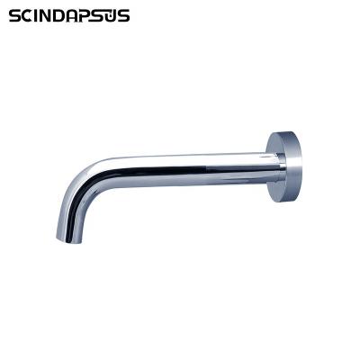 China Sense Faucets 304SUS or Brass Wall Mounted Sensor Faucet Smart Hands Washer in DC Public Battery or AC110-240V for sale