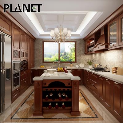 China Modern Luxury Design\Cheap Modern Luxury Melamine Customized Lacquer Shaker Kitchen Cabinets Designs Solid Wood Appliance Sets for sale