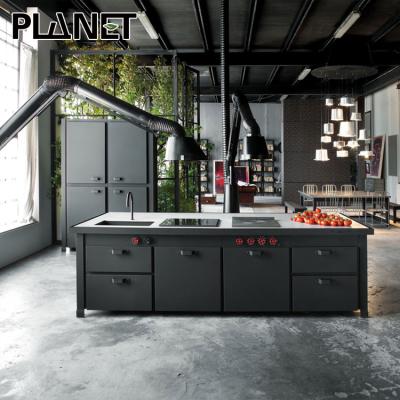 China Cheap Modern Design Style Farmhouse Luxury Island Shaker Design Industrial Sideboards\Black Metal Cheap for sale