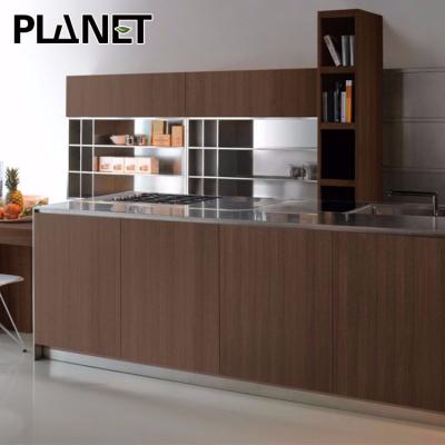 China Latest Environment Friendly Modern Kitchen Designs 2021 Custom Modern Stainless Steel Kitchen Cabinets Designs for sale