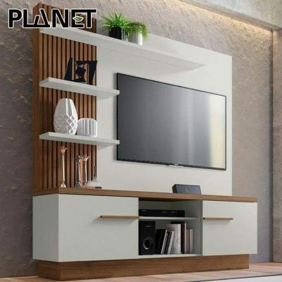 China (Other) Modern European Adjustable TV Cabinet Table With Chandelier Wall Cabinet Entertainment TV Cabinet Custom for sale