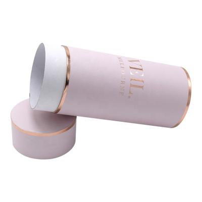 China Recycled Materials Food Grade Cardboard Paper Round Tube Cans Talcum Powder Cardboard Containers for sale