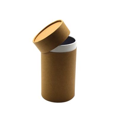 China Recycled Materials Cylinder Box Tea Paper Tube Packaging Cylinder Paper Tube Box Pink 300ml for sale