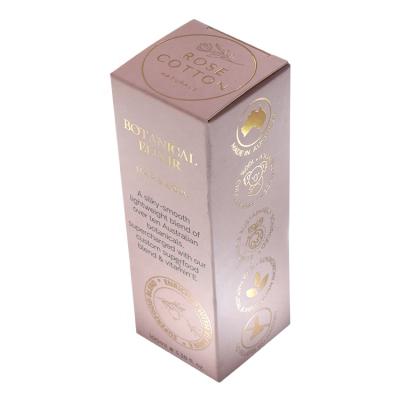 China Recycled Materials Wholesale Cosmetic Skin Care Packaging Paper Box Luxury Pink Beauty Eyelash Make Up Paper Box for sale