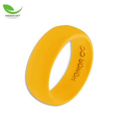 China Fashionable Silicone Affordable Wedding Ring For Men And Women, Wedding Bands, Colorful Soft Love Ring for sale