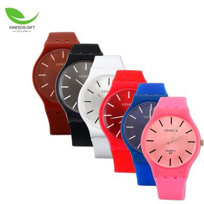 China Multiple Time Zone Fashion Gril Ladies Sports Brand Silicone Watch Jelly Watch 15 Colors Quartz Watch for sale