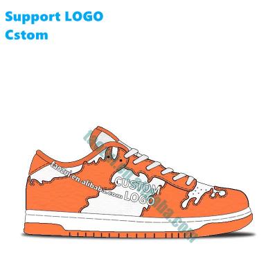 China 2022 Wholesale Light Factory Customization Logo Dunk Basketball Shoes Fashion Mens Sneakers Retro Sports Shoes for sale