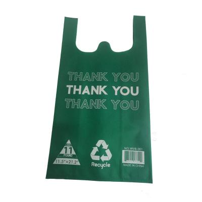 China Nonwoven Factory Supermarket Eco Promotional Vest Eco - Friendly Carry Bag for sale