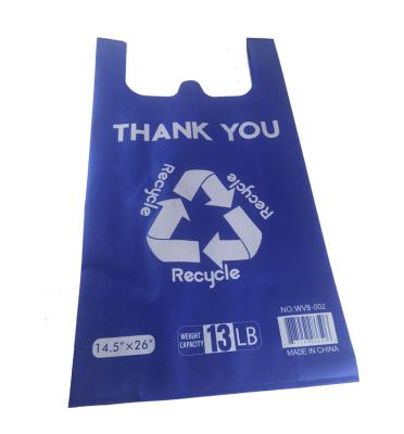 China Eco Friendly Promotional Factory Eco Friendly Die Cut Shopping Bag Supermarket for sale