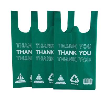 China Factory direct sales eco-friendly custom logo recycling use foldable supermarket eco-friendly shopping bag for sale