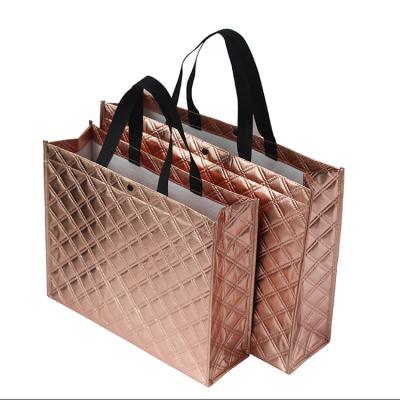 China Eco - Friendly Custom Logo Printed Biodegradable Non Woven PP Tote Bags Promotional Shopping for sale