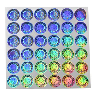 China Holographic Custom LOGO Foil Eggshell Hologram Void Seal Holographic Sticker Sheet for sale