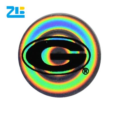 China Holographic 3d hologram sticker Custom logo holographic label Sheet PET Anti-counterfeit Adhesive Sticker for sale