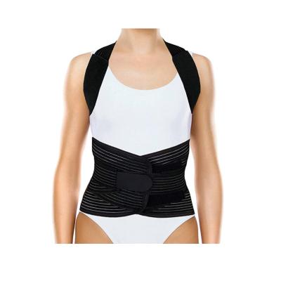 China Durable Posture Corrector Brace Upper Back Brace Support Corrector Posture Adjustable Back Brace Belt for Back Pain Relief for sale