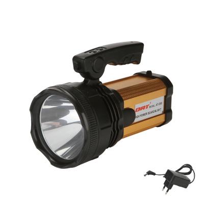 China Warehouse AT-398 Portable Led Torch Light With Car Charger Rechargeable Led Spotlight With USB Function 30W Outdoor Chasing Light for sale