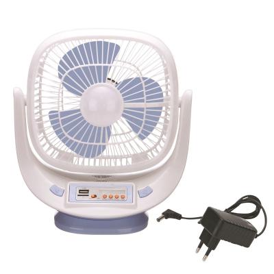 China Car Rechargeable Electric Fan With USB Mobile Phone Charger Line for sale