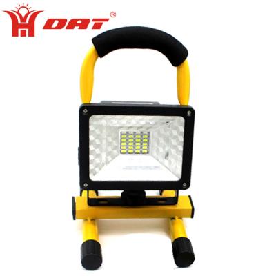 China AT-890 home and camping aluminum alloy 10w high power led emergency light IP65 LED rechargeable outdoor flood light for sale