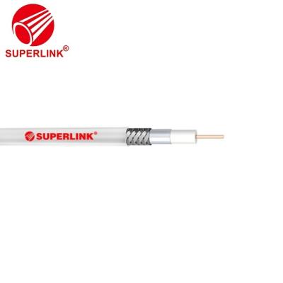 China Telecommunication China SUPERLINK RG6 Coaxial Communication Cable For Indoor CATV / CCTV Systems for sale