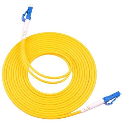 China CATV LC LC UPC jumper single fiber optic simplex mode fiber patch cord outdoor fiber patch cord for sale