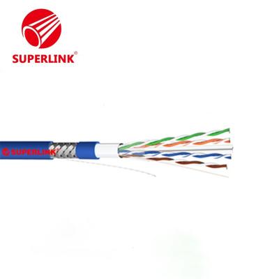 China CCTV CATV SFTP CAT6 High Speed ​​CE CPR LAN 1000ft PVC Communication Cable FTP SFTP CAT6 0.57mm Pass Fluke UTP for sale