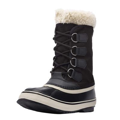 China Cushioning Fashion PU OEM / Odm Service Snow Boots Winter Boots Waterproof for sale