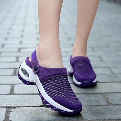 China Fashion Trend Walking Sandals, Women's Air Cushion Breathable Casual Slip-on Shoes for sale