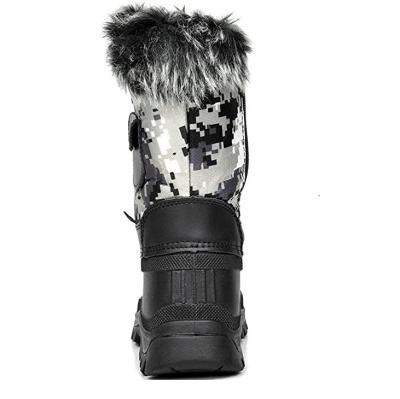 China Cushioning Private Label Pink Girls Women Women Girls Stripper Warm Winter Shoes Snow Girls Winter Boots With Fur for sale