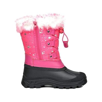 China Damping Popular Snow Girls Winter Boots Children Snow Wool Baby Winter Waterproof Boots for sale