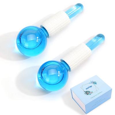 China Blood Vessel Removal Skin Care Massager Roller Stainless Steel Beauty Products For Women Girls Face Lifting Ice Globes for sale