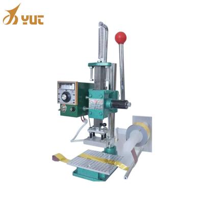 China Factory Yt-819S Shoe Embossing Stamp Manual Leather Embossing Shoe Making Machine for sale