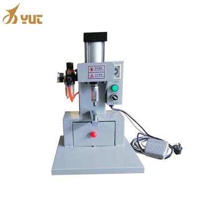 China Garment Shops Pneumatic Manual Eyelets Punching Grommet Machine for sale