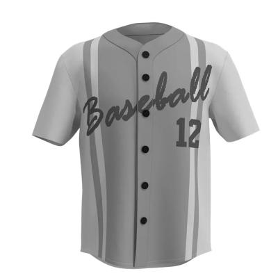 China Custom Hot Sale Baseball Wear Shirts Baseball Shirt Antibacterial Fit Mens Sublimation Baseball Tank Top for sale