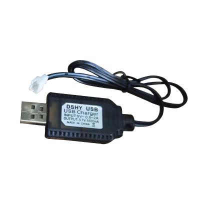 China Hot 5V lithium battery charging to 3.7V 1000mA NiMh/NiCd battery forward for 3.7V lithium battery charging USB remote control cable PH2.0 for sale