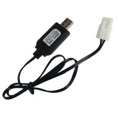 China Ni-CD KET-2P Plug Factory Fast Charging Indicator 7.2V USB Charger Portable Line Ni-MH Battery Toy Charging Cable for sale