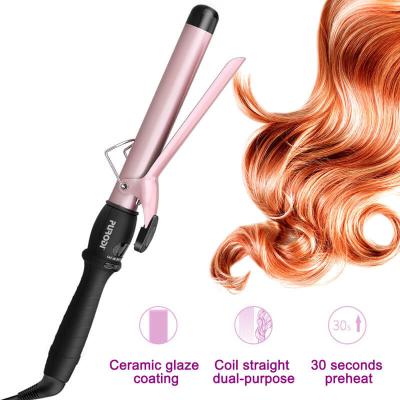 China ROHS Salon PTC Ceramic Hair Iron Curlers Temperature Control Adjustable Long Hair Curler for sale