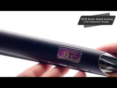 S012 Ceramic Coated 230 degree LCD Mini Hair Straightener For Bangs