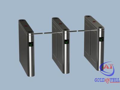 중국 600 밀리미터 통로 폭과 사무소 입구 스테인레스 강 드롭 암 RFID 회전식 십자문 판매용