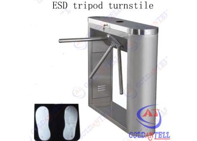 China Fingerprint And RFID Half Height Turnstiles systems , Semi auto train station turnstile for sale