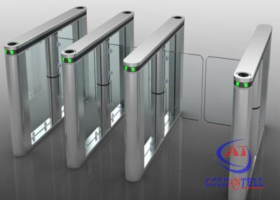 China Leitor de impressão digital Swing Barrier Gate do cartão do RFID para a residência e o prédio de escritórios à venda