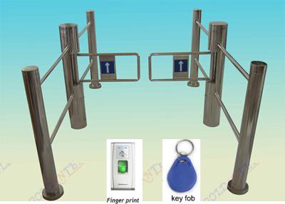 China Door pedestrian access control Swing Barrier Gate With RFID Interface for sale