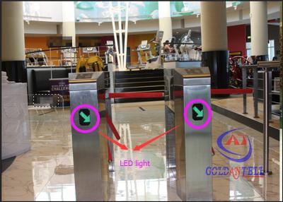 China Biometric Automatic Rotate Tripod Turnstile Gate Half Height For Entrance for sale