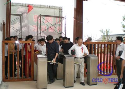 China RFID-Turnstile van de Staaldriepoot Poort Te koop