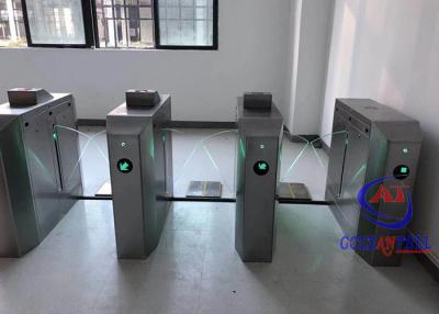 China CE Approved Rfid Gate Reader Flap Barrier Gate Access Control System Security Turnstiles Gate Te koop