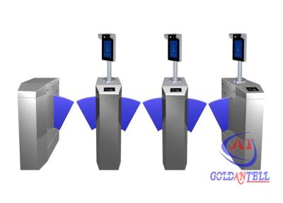 China 304 Stainless Steel Facial Recognition Turnstile Security System 600mm Passage Width for sale