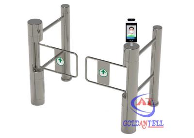 China Zkteco Thermal Measurement IR Sensor Swing Barrier Gate for sale